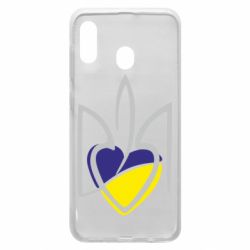 Чехол для Samsung A20 Ukrainian heart - PrintSalon