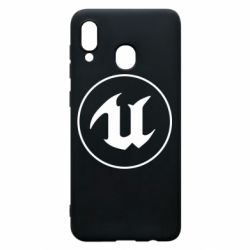 Чехол для Samsung A20 Unreal Engine Logo - PrintSalon