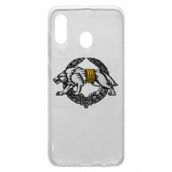 Чехол для Samsung A20 Волк УССО - PrintSalon