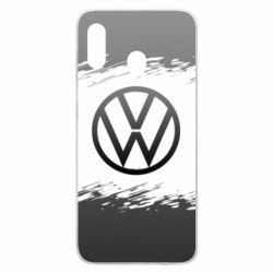 Чохол для Samsung A20 Volkswagen logo and grunge - PrintSalon