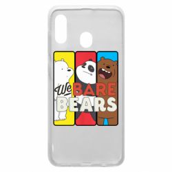 Чехол для Samsung A20 We bare bears collage - PrintSalon