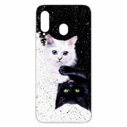 Чехол для Samsung A20 Yin and Yang cats - PrintSalon