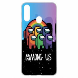 Чехол для Samsung A20s Among Us art paints - PrintSalon
