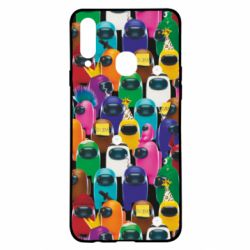 Чохол для Samsung A20s Among Us Astronauts 3D - PrintSalon