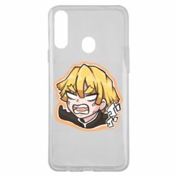 Чехол для Samsung A20s Angry Zenitsu Agatsuma