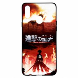 Чехол для Samsung A20s Attack of the Titans - PrintSalon