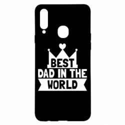 Чехол для Samsung A20s Best dad in the world-PrintSalon Чехол для Samsung A20s Best dad in the world