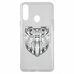 Чехол для Samsung A20s Bike Shield Art - PrintSalon