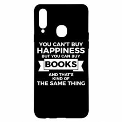 Чехол для Samsung A20s Books are happiness - PrintSalon