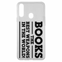 Чехол для Samsung A20s Books the best weapons in the world - PrintSalon