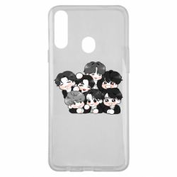 Чохол для Samsung A20s BTS Cute Art - PrintSalon