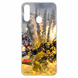 Чохол для Samsung A20s Bumblebee and Optimus Prime - PrintSalon