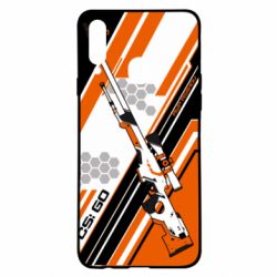 Чохол для Samsung A20s CS: GO AWP Asiimov Skin - PrintSalon
