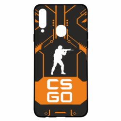 Чохол для Samsung A20s CS GO Chip Texture - PrintSalon