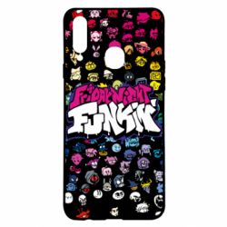 Чехол для Samsung A20s FnF Icons - PrintSalon