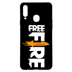 Чохол для Samsung A20s Free Fire vertical logo - PrintSalon