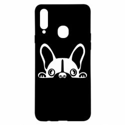 Чехол для Samsung A20s French Bulldog Puppy - PrintSalon