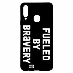Чехол для Samsung A20s Fueled by bravery-PrintSalon Чехол для Samsung A20s Fueled by bravery