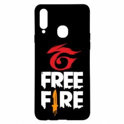 Чохол для Samsung A20s Garena and Free Fire logo - PrintSalon