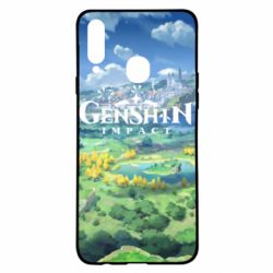 Чохол для Samsung A20s Genshin Impact World - PrintSalon