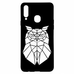 Чохол для Samsung A20s Geometric Owl - PrintSalon