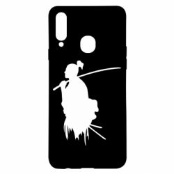 Чехол для Samsung A20s Ghost Of Tsushima Silhouette - PrintSalon