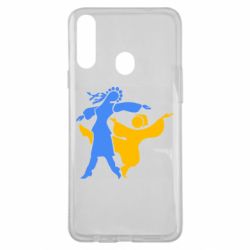 Чехол для Samsung A20s Гопак. Девушка и парень - PrintSalon