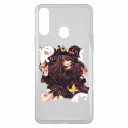 Чехол для Samsung A20s Halloween Impact Hu Tao-PrintSalon Чехол для Samsung A20s Halloween Impact Hu Tao