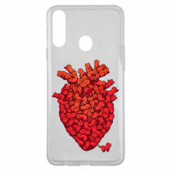 Чехол для Samsung A20s Heart of many cats - PrintSalon