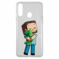 Чохол для Samsung A20s Heroes from Minecraft - PrintSalon