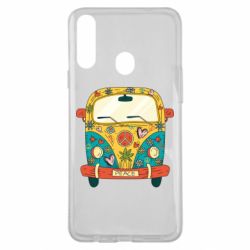 Чехол для Samsung A20s Hippie bus - PrintSalon