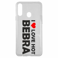 Чехол для Samsung A20s I love hot bebra - PrintSalon