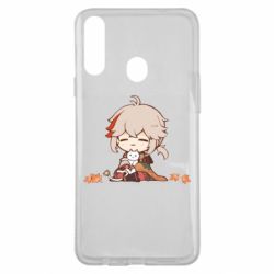Чохол для Samsung A20s Кадзуха з котом - PrintSalon