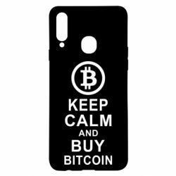 Чехол для Samsung A20s Keep calm and by bitcoin-PrintSalon Чехол для Samsung A20s Keep calm and by bitcoin