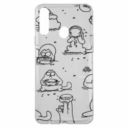 Чохол для Samsung A20s Кіт Саймона - PrintSalon