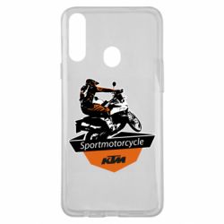 Чехол для Samsung A20s KTM Sportmotorcycle Art - PrintSalon