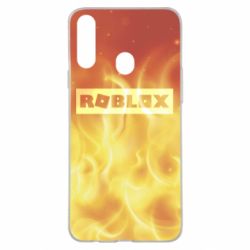 Чохол для Samsung A20s Logo and fire - PrintSalon