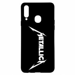 Чехол для Samsung A20s Logo Metallica - PrintSalon