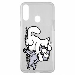 Чохол для Samsung A20s Любов котів - PrintSalon