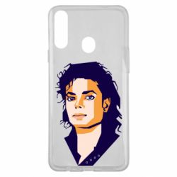 Чехол для Samsung A20s Michael Jackson Graphics Cubism-PrintSalon Чехол для Samsung A20s Michael Jackson Graphics Cubism