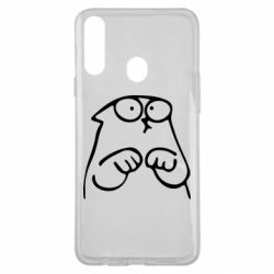 Чехол для Samsung A20s Милый Кот Саймона - PrintSalon