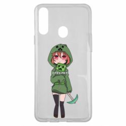 Чехол для Samsung A20s Minecraft anime - PrintSalon