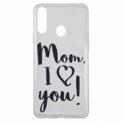 Чехол для Samsung A20s Mom, I love you - PrintSalon