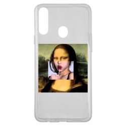 Чехол для Samsung A20s Mona lisa-PrintSalon Чехол для Samsung A20s Mona lisa