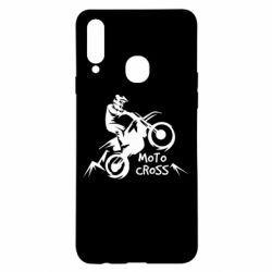 Чехол для Samsung A20s Motocross sport - PrintSalon