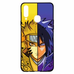 Чохол для Samsung A20s Naruto Vs Sasuke - PrintSalon