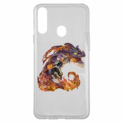 Чехол для Samsung A20s Natsu with a dragon - PrintSalon