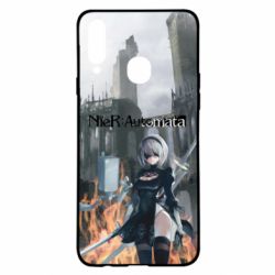 Чехол для Samsung A20s Nier Automata 2B - PrintSalon
