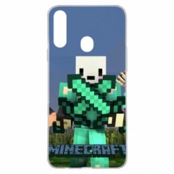 Чехол для Samsung A20s Novaskin Minecraft - PrintSalon