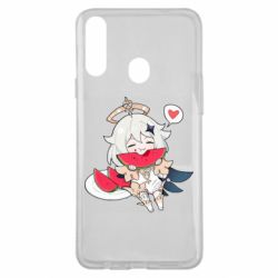 Чохол для Samsung A20s Паймон з кавуном - PrintSalon